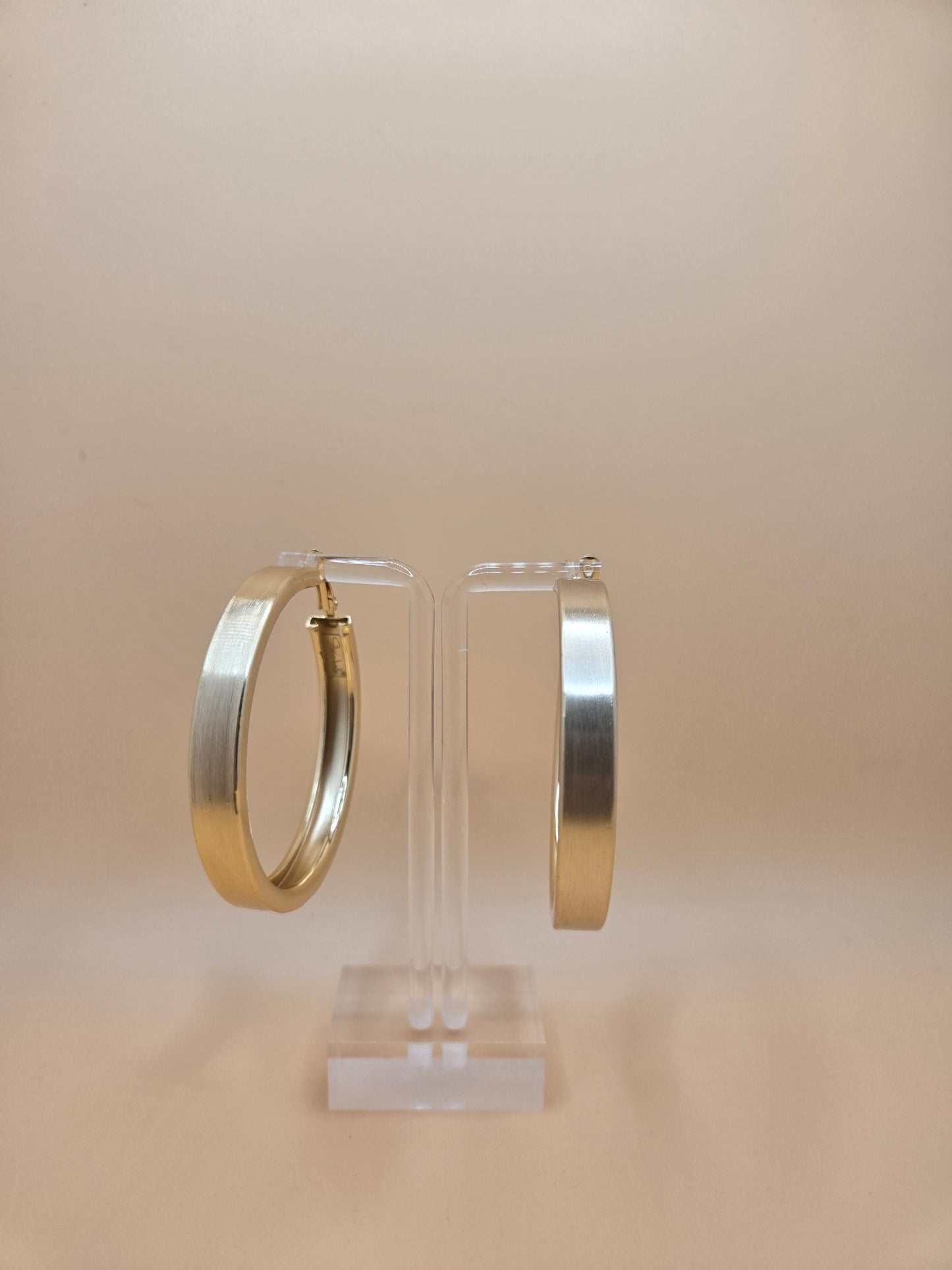 Gold-Plated Hoop Earrings