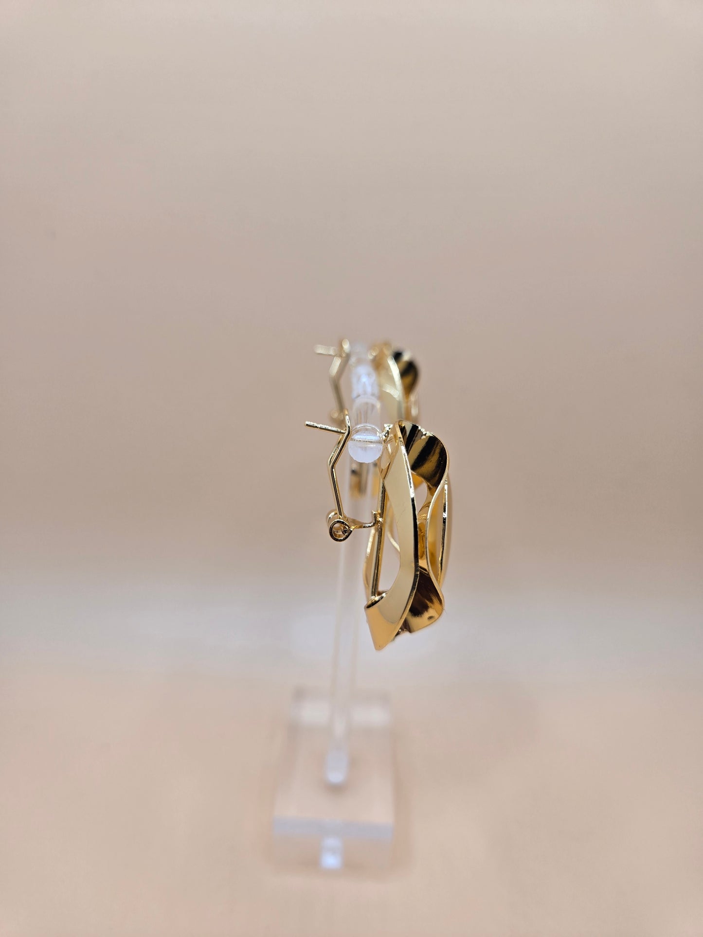 Golden Orbit Statement Earrings – Modern Geometric Gold Earrings