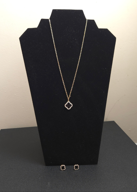 Elegant Clover Jewelry set