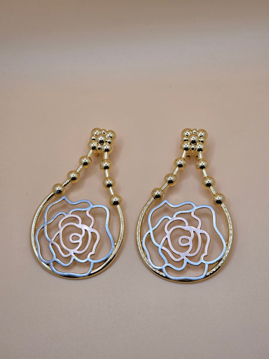 Geometric Goldplated Earrings